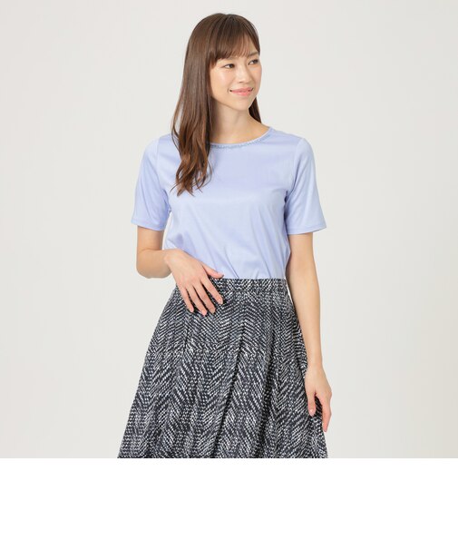 【ウォッシャブル】バイオシルケットスムースプルオーバーカットソー