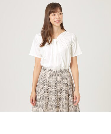 【ウォッシャブル】セルロースコットンプルオーバーカットソー