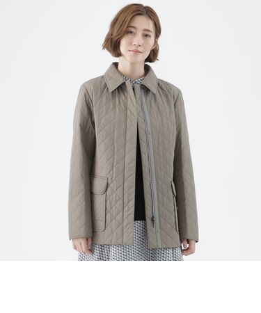 【吸湿発熱】【消臭】キルティングタフタジャケット