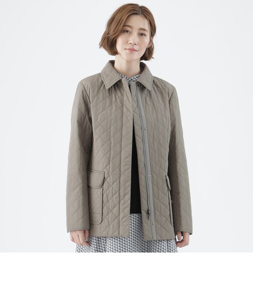 【吸湿発熱】【消臭】キルティングタフタジャケット