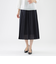 【ウォッシャブル】スパンオーガンジープリーツスカート