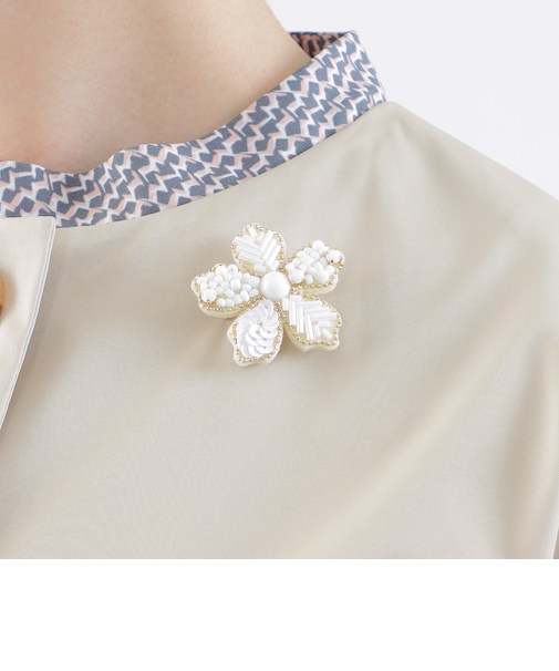 フェルトブローチ(花)