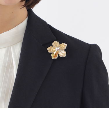 フェルトブローチ(花)