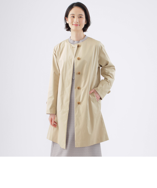 新品未使用　yuni ツイルノーカラーコート yuni（ユニ ）の「ツイルノーカラーコート C/Li/R/P twill no