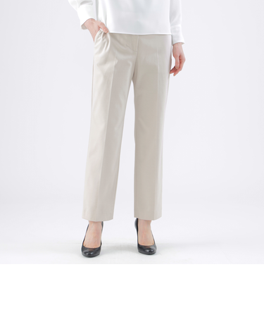 【美シリーズ】【セットアップ対応】【ウォッシャブル】トリアセスビンポンチパンツ