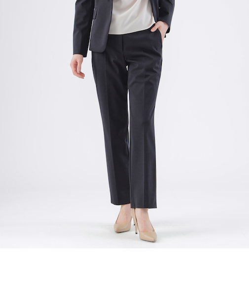 【美シリーズ】【セットアップ対応】【ウォッシャブル】トリアセスビンポンチパンツ