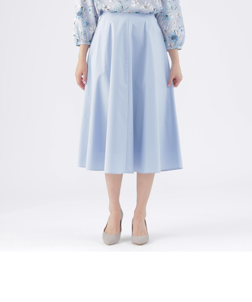 【ウォッシャブル】【はっ水】【UV対策】タイプライターフレアスカート