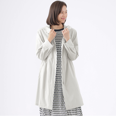 【はっ水】【ウォッシャブル】フリーモーションタフタコート