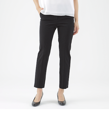 【美シリーズ】【接触冷感】【UV対策】【ウォッシャブル】ストレッチテーパードパンツ