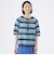 【ウォッシャブル】ジャカードボーダープルオーバーカットソー