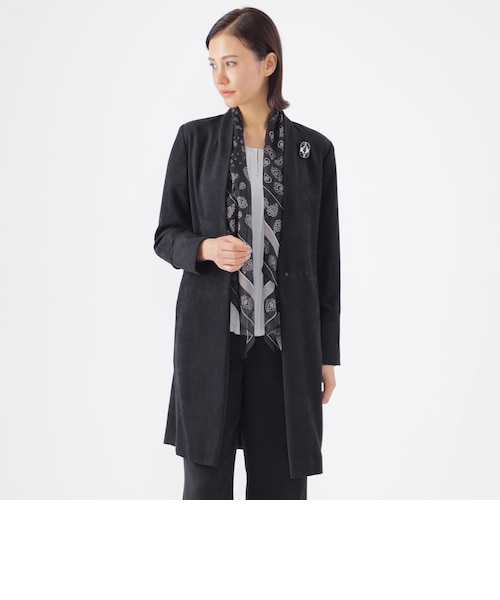 美品✨　ブルーレーベルクレストブリッジ タフタロングダウンコート　Aライン 一部店舗限定】タフタロングダウンコート｜ブルーレーベルブラック