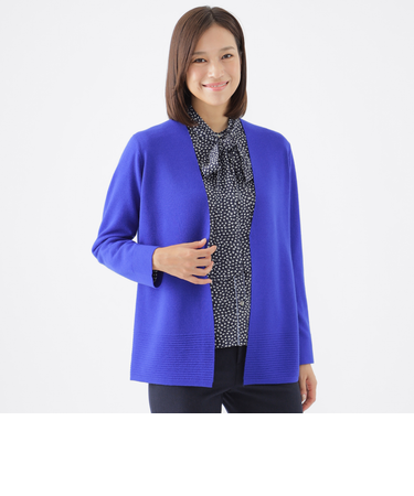 【ウォッシャブル】エクストラファインウールカーディガン