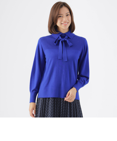 【WEB・一部店舗限定】【ウォッシャブル】スーパーファインウールプルオーバーニット