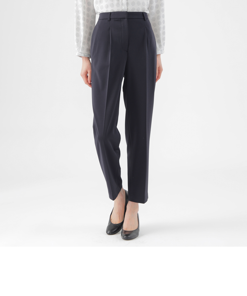 【美シリーズ】【ウォッシャブル】【セットアップ対応】トリアセトリコテーパードパンツ