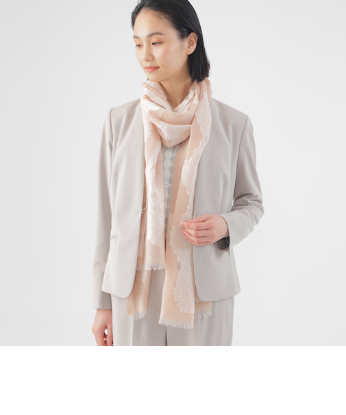 カットジャカードストール