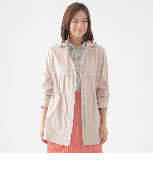 【花粉対策】【はっ水】【ウォッシャブル】アンチポランスプリングコート