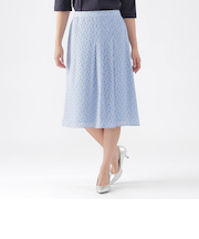 【ウォッシャブル】【セットアップ対応】スピリットジオメプリントスカート