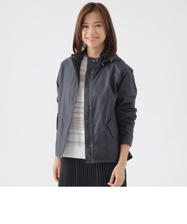 【花粉対策】【はっ水】【ウォッシャブル】アンチポランショート丈コート