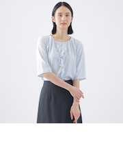 【ウォッシャブル】オフショアベネ ブラウス