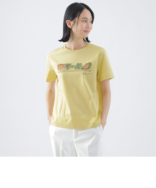 レディースのTシャツ・カットソー（イエロー）の通販｜&mall（アンド