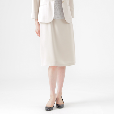 【美シリーズ】【UV対策】【着用しわ軽減】【ウォッシャブル】エアリーコードレーンスカート