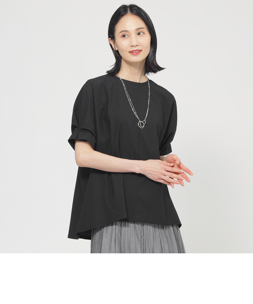 【ウォッシャブル】トリコットプルオーバーカットソー