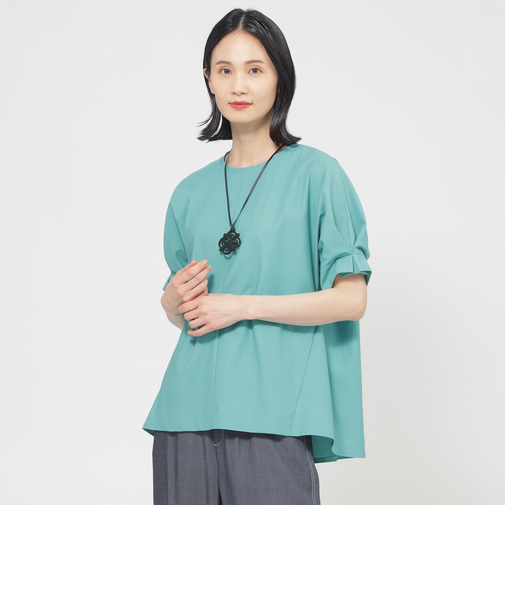 【ウォッシャブル】トリコットプルオーバーカットソー