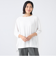 【ウォッシャブル・接触冷感・UV・防シワ】強撚スムース
