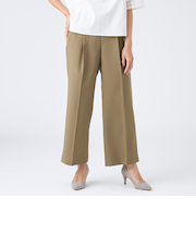 【ウォッシャブル・接触冷感・防シワ】エアリーウーステッドパンツ