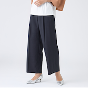 【ウォッシャブル・接触冷感・防シワ】エアリーウーステッドパンツ