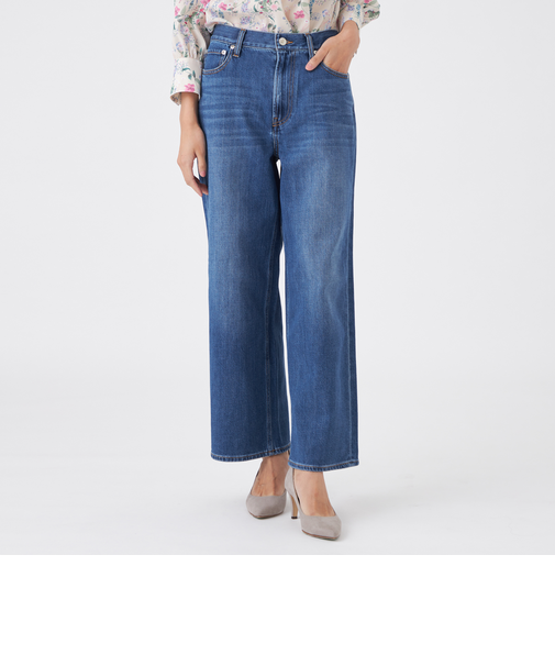 【ウォッシャブル】ストレッチデニム