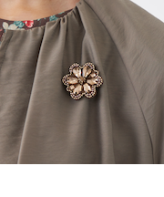 フェルトフラワーブローチ