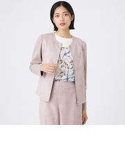 【ウォッシャブル】ストレッチスエードジャケット