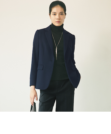 【美シリーズ・セットアップ対応・ウォッシャブル】プレミアムジャージジャケット