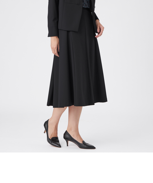 【美シリーズ・セットアップ対応・ウォッシャブル】プレミアムジャージスカート