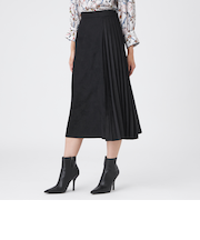 【ウォッシャブル】ストレッチスエードスカート