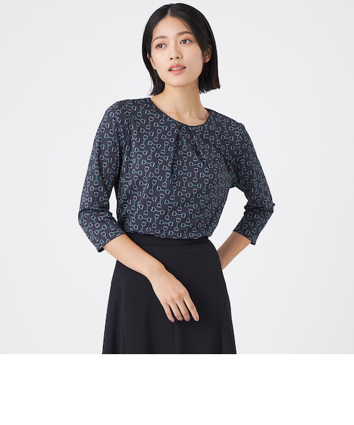 【吸水速乾・UV・接触冷感・ウォッシャブル】ビットエアファインブラウス