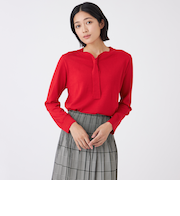 【ウォッシャブル】エクストラファインウールプルオーバー