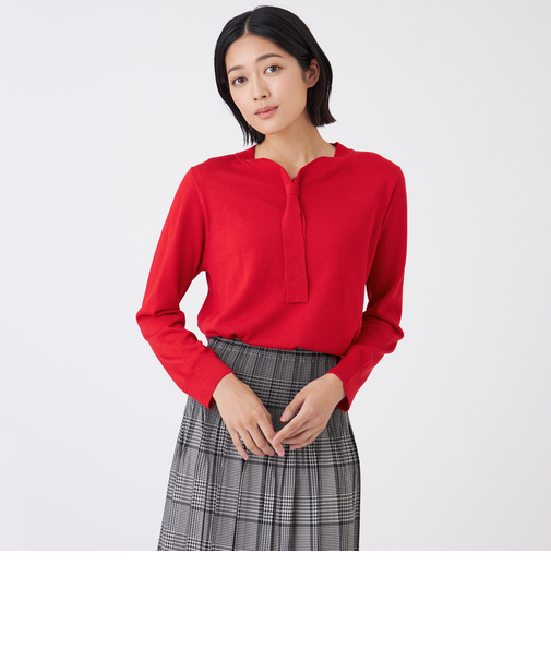 【ウォッシャブル】エクストラファインウールプルオーバー