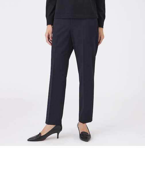 【ウォッシャブル】アルガンオイルストレッチパンツ