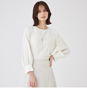 【ウォッシャブル】プライムジョーゼットブラウス