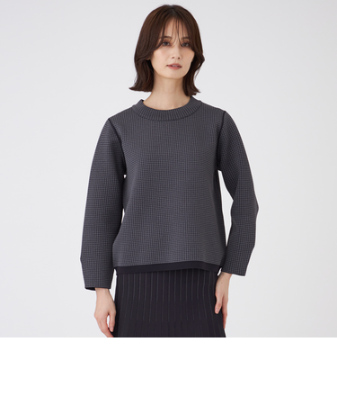 【ウォッシャブル】リバーシブルニットプルオーバー