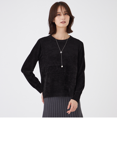 【ウォッシャブル】モールヤーン×TEXBRIDプルオーバー