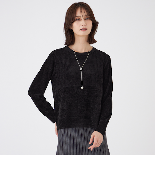 【ウォッシャブル】モールヤーン×TEXBRIDプルオーバー