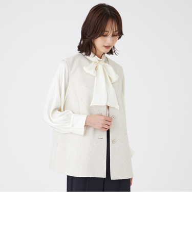 【ウォッシャブル】ペーパーヤーンファンシージレ