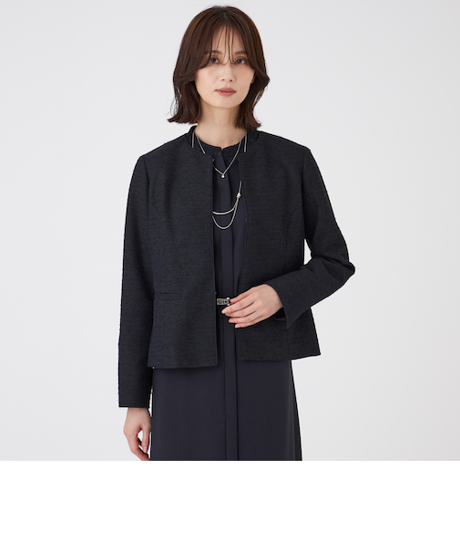 【ウォッシャブル】ペーパーヤーンファンシージャケット