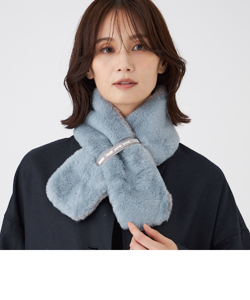 【ウォッシャブル】フェイクファーティペット