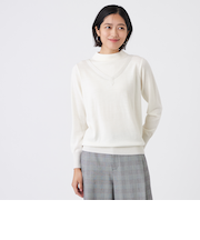 【ウォッシャブル】エクストラファインウールプルオーバー