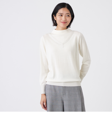 【ウォッシャブル】エクストラファインウールプルオーバー