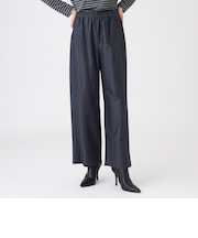 【ウォッシャブル】デニムライクモックロディパンツ